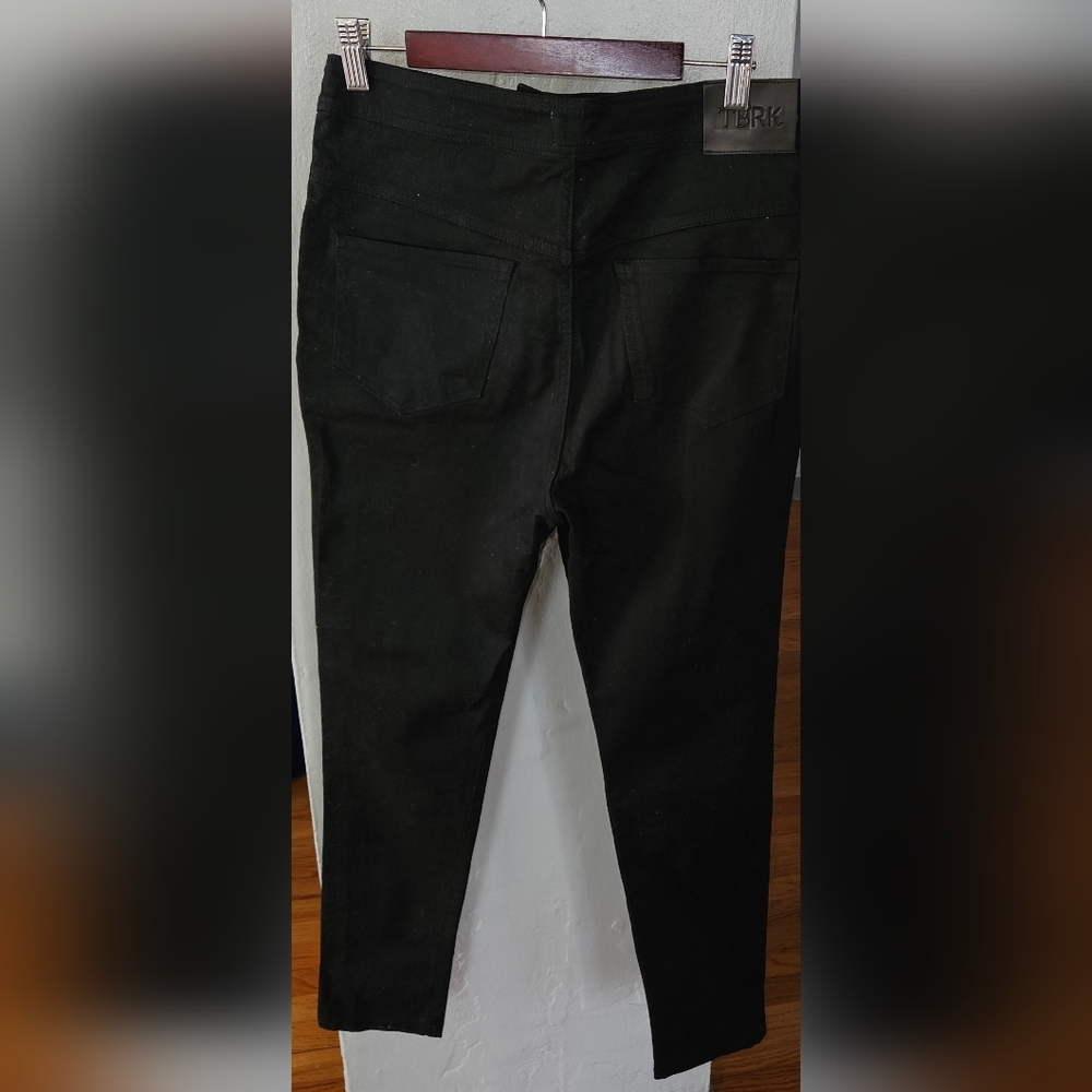 Torn By Ronny Kobo Black Bib Sailor Jeans Size 27 - Picture 3 of 10
